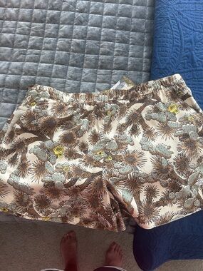 The North Face Beige Brown Cactus-Print Shorts NWT XXL